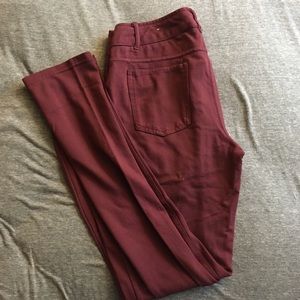 Maroon pants